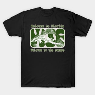 WTF Welcome To Florida Swamps Alligator T-Shirt